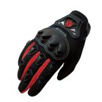 Gants moto cross coupe-vent anti chute rouge